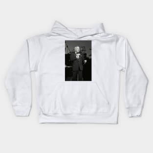 Frank Sinatra BW Photograph Kids Hoodie